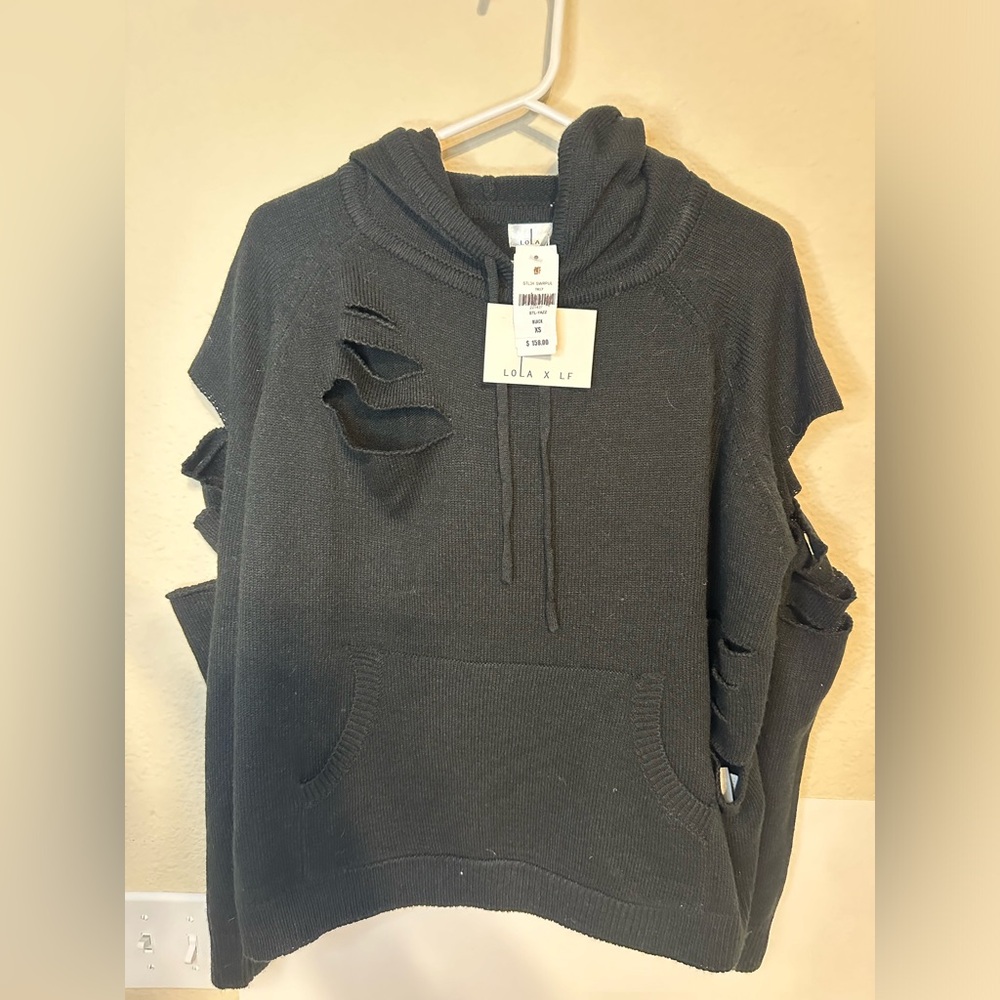 Lola x LF Distressed Pullover Hoodie